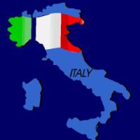 Italie, carte avec drapeau, 537x537.jpg